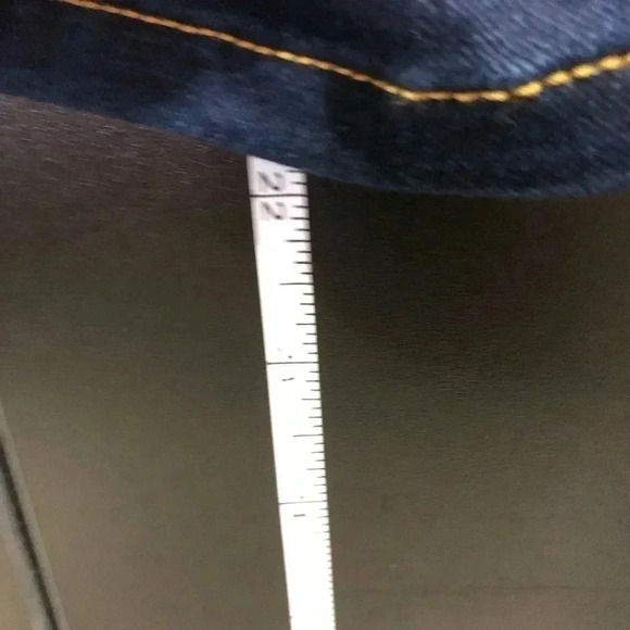 MICHAEL KORS Overdyed Indigo Denim, 5 pockets,belt loop, logo - Picture 7 of 8